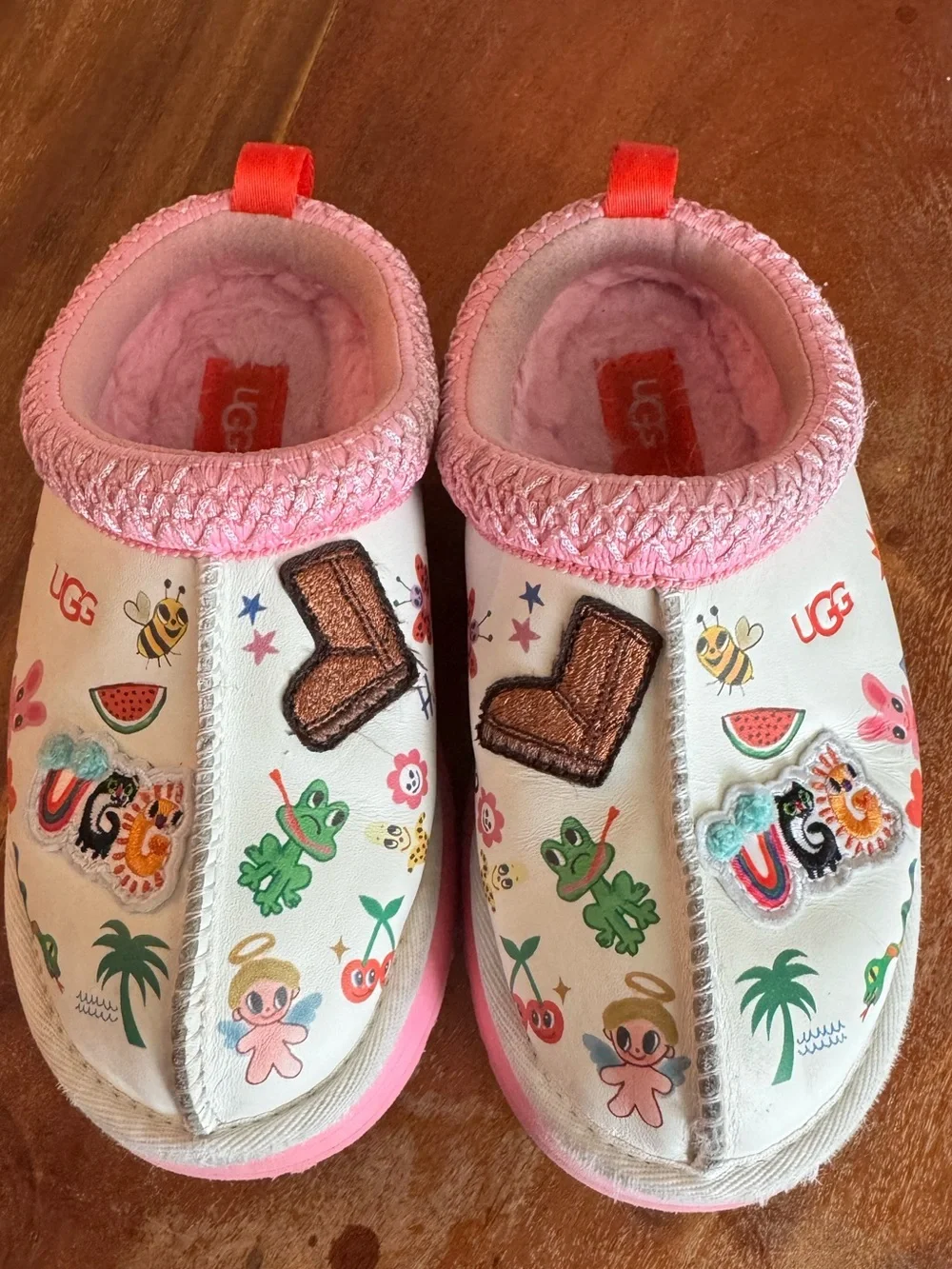 UGG Tazz pink Sketch shoes Humberto Cruz,‎ Size 13